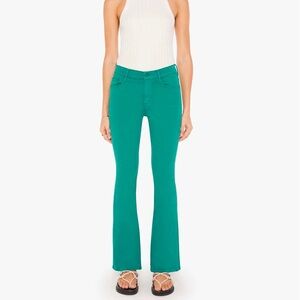MOTHER Women's Green Jeans